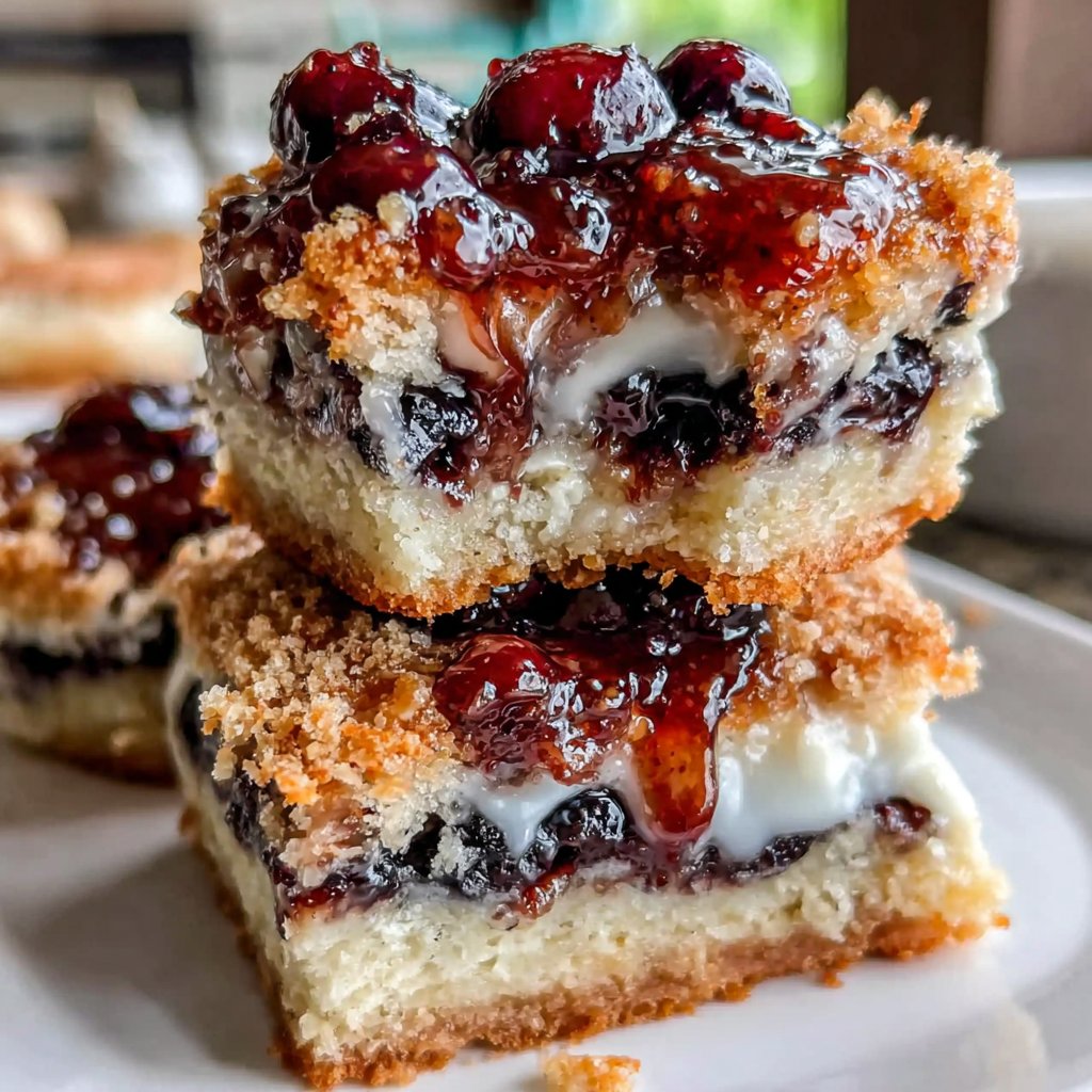 Blueberry Lemon Breakfast Squares