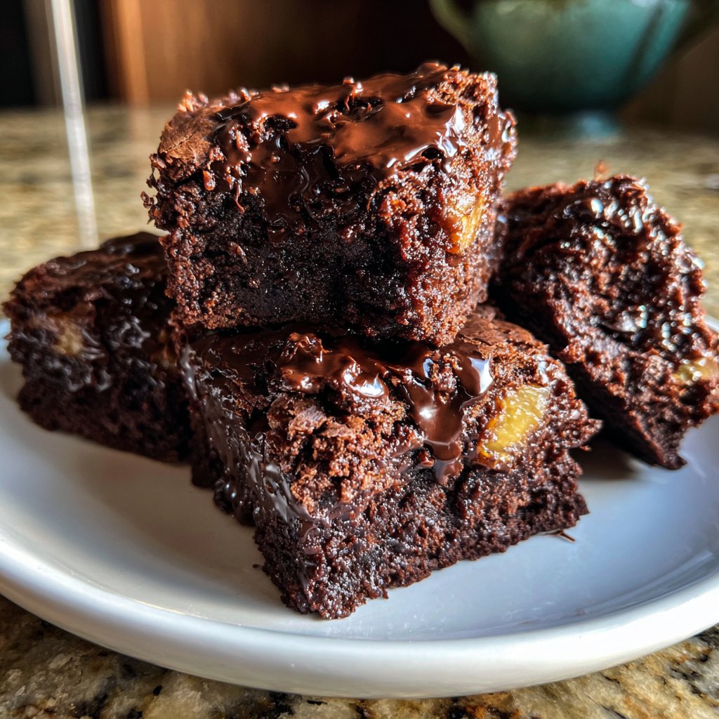 Chocolate Banana Brownies