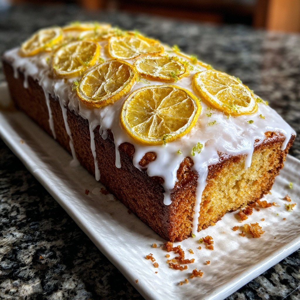 Limoncello Lemon Loaf Cake