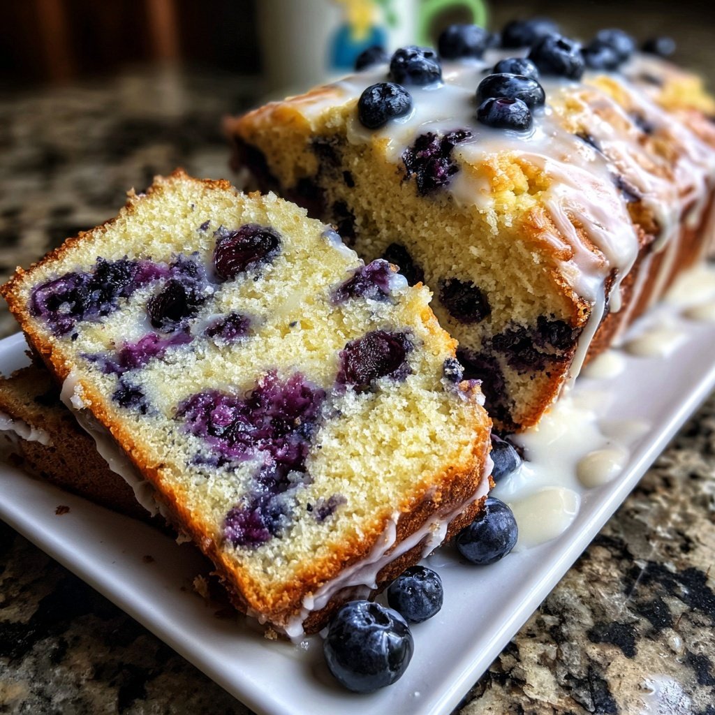 Baking & Desserts Lemon Blueberry Loaf Cake