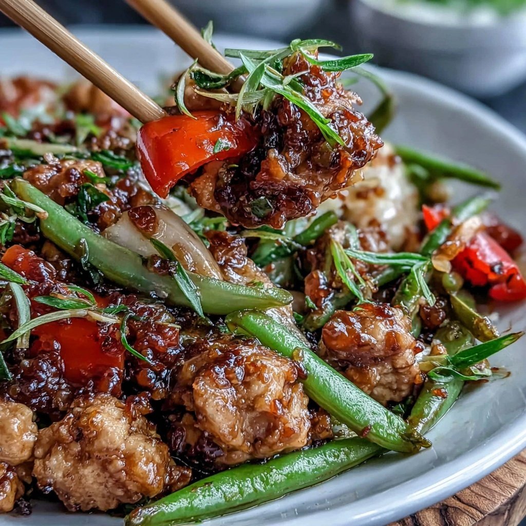 Ground Chicken Stir Fry With Vegetables