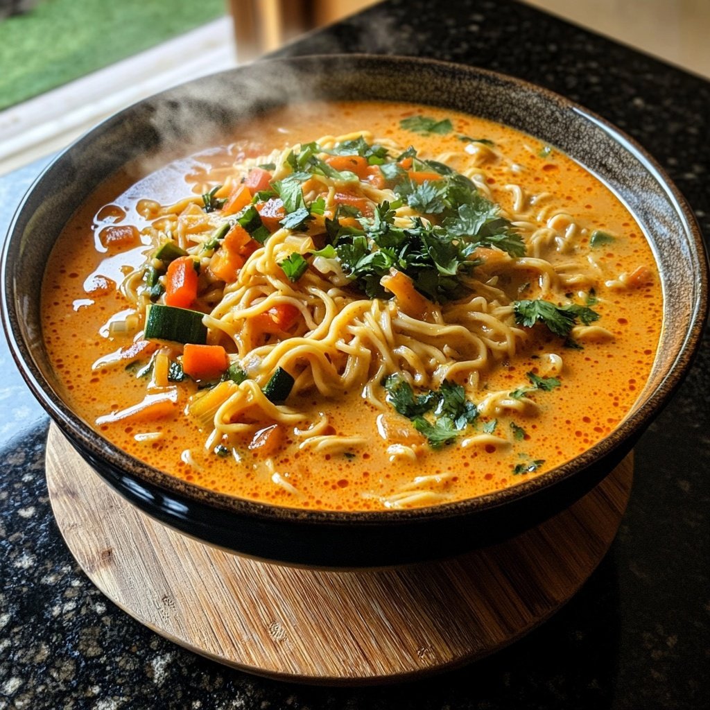Thai Red Curry Noodle Soup