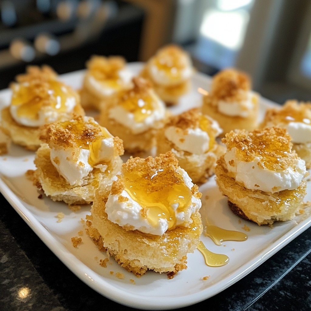 Sweet & Savory Goat Cheese & Honey Bites – A Perfect Appetizer!