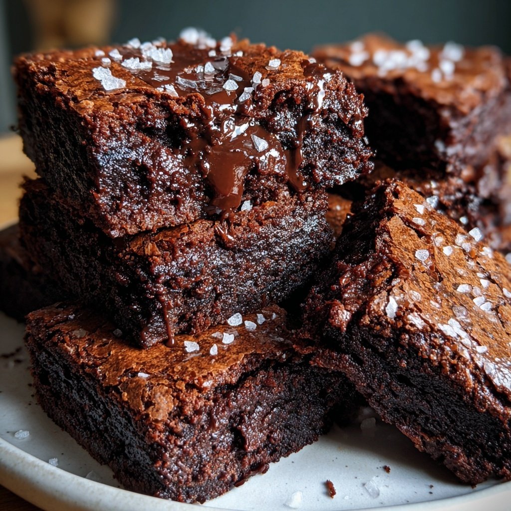 Fudgy Sourdough Discard Brownies