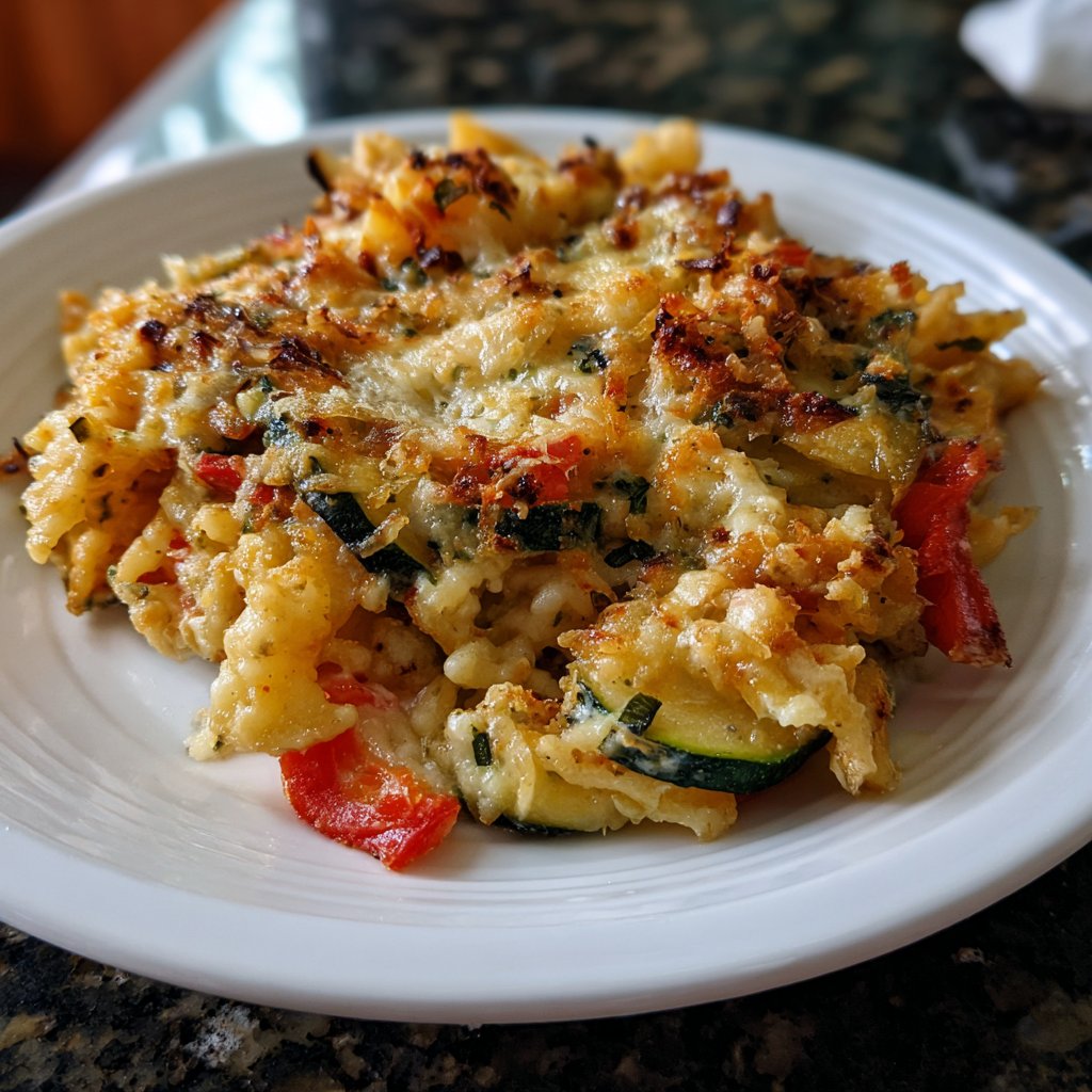 Sunday Baked Ricotta Vegetable Pasta