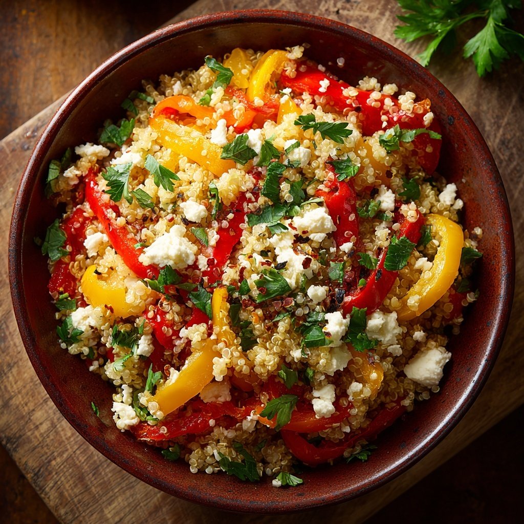 Mediterranean Quinoa Veggie Salad