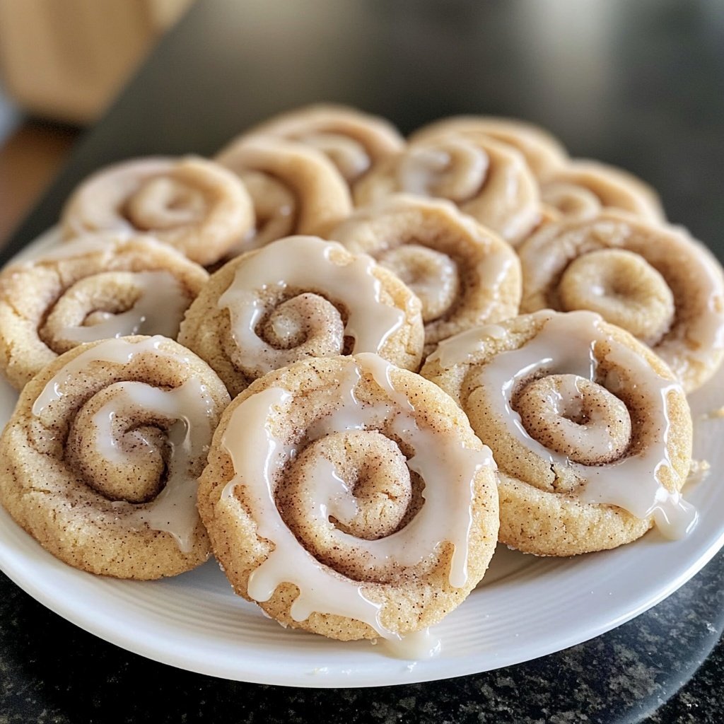 Soft and Chewy Cinnamon Roll Sugar Cookies