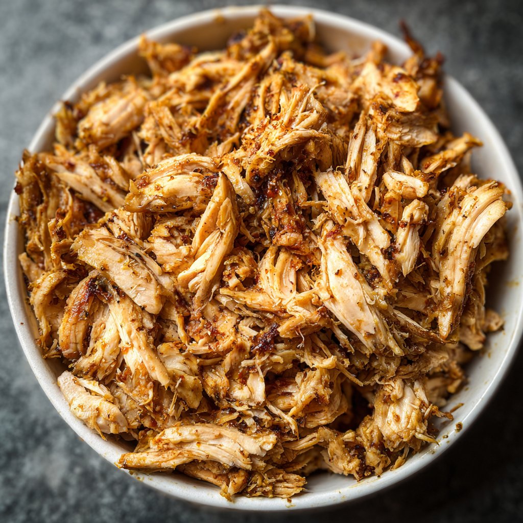 Simple Slow Cooker Shredded Chicken